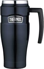 Maybe you would like to learn more about one of these? Amazon Com Thermos Stainless King Vacuum Insulated Travel Mug 16 Ounce Midnight Blue Insulated Mugs Home Kitchen