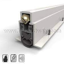 Zero 369 Automatic Door Bottom Mortised Heavy Duty Double Neoprene Seal 562 Drop Automatic Door Sound Proofing Sound Control