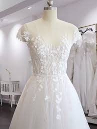 Here are some gorgeous and breathtaking examples. Court Train A Line Princess V Neck Short Sleeves Chiffon Wedding Dresses Queenabelle