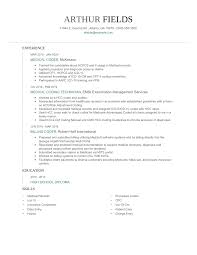 medical coder resume examples and tips