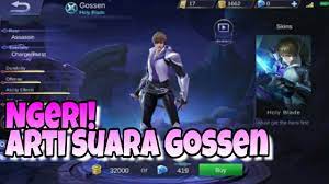 Itulah tadi kumpulan quotes gusion beserta artinya. Suara Hero Gossen Dan Arti Katanya Mobile Legends Youtube