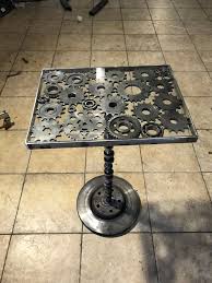 Sprockets And Gear Table Metal Art Gear Art Metal Art Furniture Decor