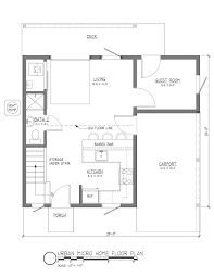 Urban Micro Home Floor Plan First Floor Micro House House Plans House Floor Plans
