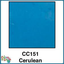 Cerulean (/səˈruːliən/), also spelled caerulean, is a shade of blue ranging between azure and a darker sky blue. Cc151 Cerulean Blue