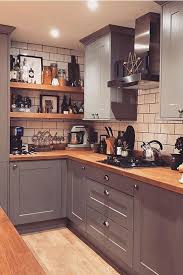 Our kitchen worktops and breakfast bars come in a choice of natural effect finishes. With Chunky Solid Oak Worktops And Shelves To Match This Shaker Kitchen In Gullwing Matt Gives Off Cosy Kitchen Kitchen Inspiration Design Home Decor Kitchen