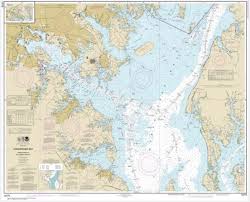 Noaa Chart Chesapeake Bay Approaches To Baltimore Harbor 12278