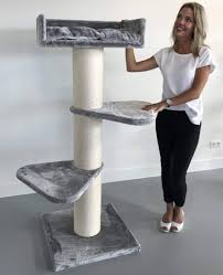 Looking for the best cat tree for small spaces? Cat Tree Royalty Light Grey Rhrquality Com