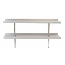 Great selection of stainless steel wall shelving from brands like danver, john boos, aero, stainless craft, whitehaus, cannonware. Stainless Steel Wall Shelves 6ft Servall Catering