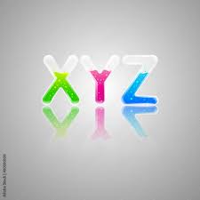 The faster you type, the higher your score is, but if you make a typo . Letter X Y Z Test Tubes Alphabet Colorful Font Style Stock Vector Adobe Stock
