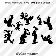 Available in png and vector. Goofy Disney Svg Cut File For Silhouette Cameo Svgbomb Com