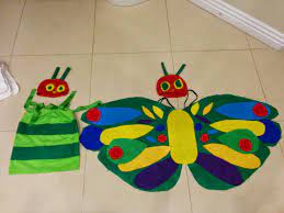 How to sew an easy hungry caterpillar costume for your baby. Diy Very Hungry Caterpillar Costume And Beautiful Butterfly Costume My Crunchy Life