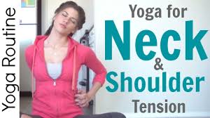 Yoga For Neck Shoulder Tension Shoulder Tension Neck Yoga Yoga Benefits