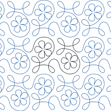 Ginger Flower Digital Quilts Complete Longarm Continuous Line Quilting Patterns Quilting Designs Machine Quilting Designs Free Motion Quilting Patterns