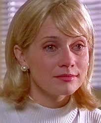 old-age makeup: Emily Procter in Breast Men