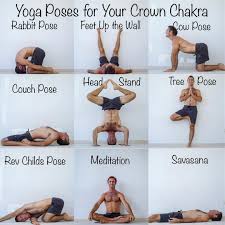 Scoop On Instagram Crown Or Sahasrara Chakra Sahasrara Means Thousand Pedals Color Purple Or White Body Lo Yoga Asanas Root Chakra Yoga Yoga For Beginners