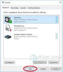 Realtek Digital Output Has No Sound Fixed Driver Easy