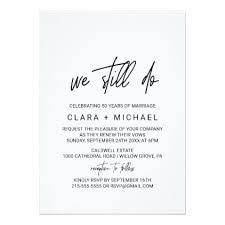 Whimsical Calligraphy Vow Renewal Invitation Zazzle Com Vow Renewal Invitations Calligraphy Vows Vow Renewal