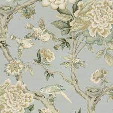 Westelm.com has been visited by 100k+ users in the past month Waverly Mudan C Platinum 681950 Floral Print Upholstery And Drapery Fabric Decorativefabricsdirect Com