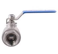 Pack De 2 Válvulas De Bola De Acero Inoxidable 316 - 2 Pulgadas, 1000 WOG,  Para Agua O Aceite