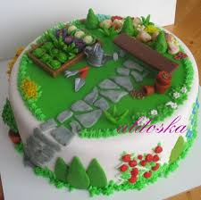 Gardening Cake Birthday Cakes Garden Cakes Allotment Cake Neon Cakes