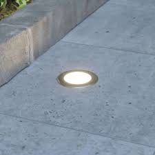 Runde Led Bodeneinbauleuchte Doris Edelstahl In 2020 Buitenverlichting Led Moderne Vloeren