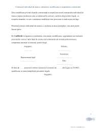 Contractul Individual De Munca 2014 Model Si Info Utile