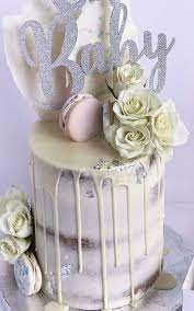Gender Neutral Baby Shower Luxury Drip Cakes Antonia S Cakes St Helens