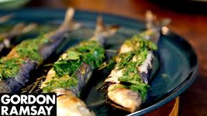 Orzo Pasta Salad With Grilled Sardines Gordon Ramsay Youtube Gordon Ramsey Recipes Orzo Pasta Salad Gordon Ramsay