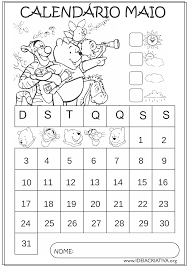 Atividades Pedagogicas Para Educacao Infantil Ideiacriativa Org Educacao Infantil Atividades Com Calendario Atividades