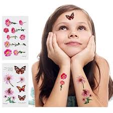 Kotbs Tiny Daisy & Butterfly Temporary Tattoos for Women Kids, 15-Sheet  Floral Bouquet Small Tattoo Temporary Wild Daisy Flower Tattoo Stickers,  Waterproof Fake Tattoos for Boys Girls : Amazon.sg: Electronics