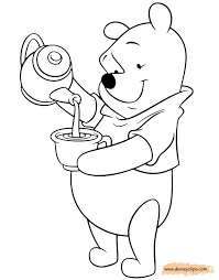 But anyone who is a fan of the sweet and loving bear knows that winnie the pooh prefers honey (or as he likes to write it, hunny). Would You Like Some Tea With Your Honey Honeybear Winniethepooh Disney Princess Coloring Pages Disney Coloring Pages Cute Coloring Pages