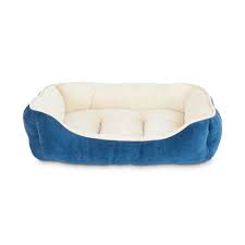 Shop dog beds at petco and get free shipping on orders of $35 or more! Animaze Navy Rectangle Bolster Dog Bed 24 L X 18 W X 6 5 H Petco