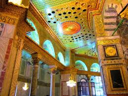 The interior of dome of rock is so beautiful with variety of islamic decoration, motives and patterns. Dome Of The Rock Interior Photo Dome Of The Rock The Rock Dome