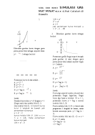 See all questions in logarithmic models. Doc Soal Dan Kunci Simulasi Uas Mat Minat Kls X Lihat Catatan Di Bawah Adila Yulistia Academia Edu