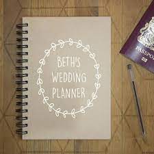 Personalised Wedding Planner Maid Of Honour Bridesmaid Etsy Personalized Wedding Planner Personalized Wedding Wedding Planner