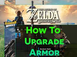 When reporting a problem, please be as specific as possible in providing details such as what conditions the problem occurred under and what kind of effects it had. Zelda Breath Of The Wild Armor List Set Armor Upgrade Cost