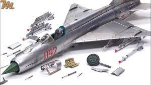 Cement, paint and other construction materials not included unless specifically stated in the description. Mig 21 Mf Eduard 1 72 4k Plastic Model Gallery Youtube