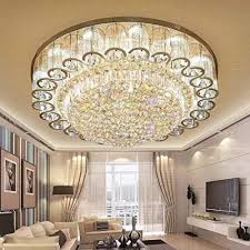 If so, look for flush ceiling lights, led spotlights, or. Modern Luxurious Crystal Chandelier Led Ceiling Lamp My Aashis