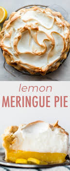 This Is The Perfect Lemon Meringue Pie With A Delicious Homemade Pie Crust Tart And Smooth Lemon Fi Lemon Meringue Pie Easy Homemade Pie Meringue Pie Recipes