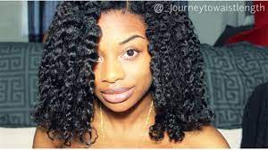 Roll the ends with a roller. Best Braidout On Transitioning Hair Youtube