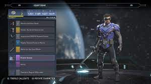 How to unlock nightwing despite being in injustice 2's campaign, there is no dedicated nightwing character that's playable. Some Of Damian S Nightwing Esqu Gear R Injustice