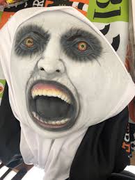 Orange Fluorescent Ghost Face Mask Adult Costume Accessory NEW Scream Party  Masks