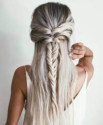 Fun Casual Half Up With Twists And Fishtail Braid Hair Styles Long Hair Styles Long Straight Hair