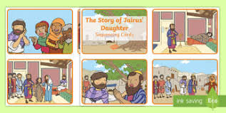 Print out the icon coloring page and allow your child to color. Jairus Daughter Powerpoint Teacher Made