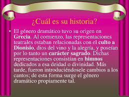 Y entre la misa, el pan, el vino y mi alma. Ppt Genero Dramatico Powerpoint Presentation Free Download Id 4044513