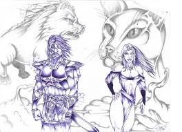 Mythology vikings illustration art fairy tales norse viking age art history norse mythology. Norse Gods Frey And Freya By Shawnee Ewing