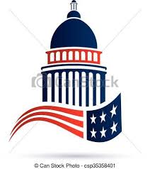 You can download here the 'congress logo' images for free of cost and share it through whatsapp and facebook pages. Capitol Building Logo With American Flag Vector Design Vector Clipart Csp35358401 Congress Capitol Gov Building Logo Capitol Building American Landmarks