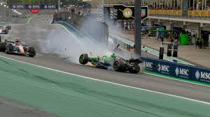Gabriel Bortoleto crash at Sao Paulo GP Sprint