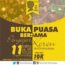 Maybe you would like to learn more about one of these? Agenda Buka Puasa Bareng Pengajar Keren Sschildsurabaya Blog Kopdar Surabaya