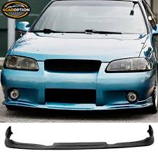 Images brought to you by decepticonracing.com visit our website for a full list of modifications: Fits 02 03 Nissan Sentra 4dr B15 Se R Spec V Front Bumper Lip Spoiler Ebay